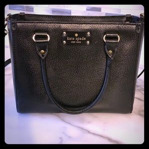 Gorgeous black structured Kate spade bag